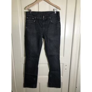 Nudie Jeans Co Thin Finn Black Black Coate Jeans 32/34”